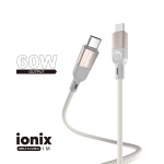 60W USB-C to USB-C Cable (DRAVON ionix) (1M) - Grey