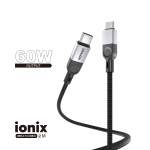 60W USB-C to USB-C (DRAVON ionix) (2M) - Black