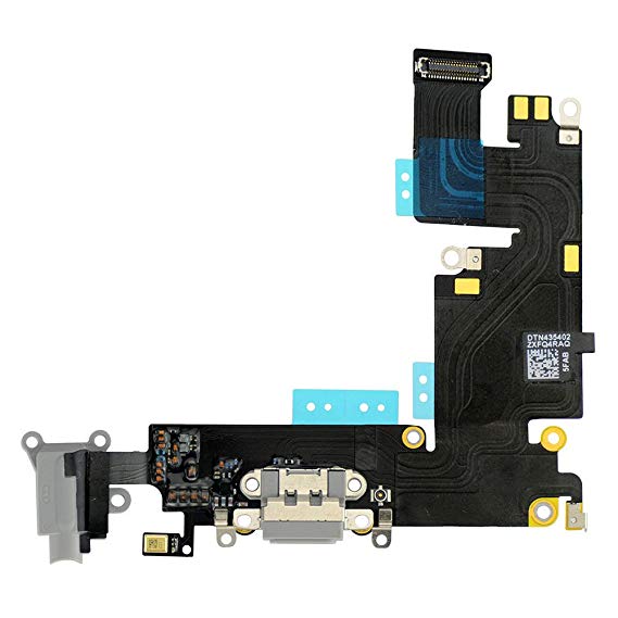 Charging Port Flex Cable Compatible for iPhone 6G Plus (Premium) - Space Gray