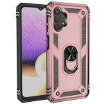 Armor Hybrid Military Case with Ring Kickstand for Samsung Galaxy A13 5G / A04S - Rose Golden
