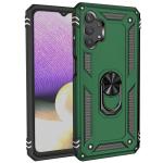 Armor Hybrid Military Case with Ring Kickstand for Samsung Galaxy A13 5G / A04S - Green