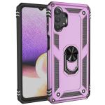 Armor Hybrid Military Case with Ring Kickstand for Samsung Galaxy A52 - Purple