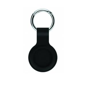 Silicone Protective Case On for Apple Airtags Locator TRA-CKER - Black