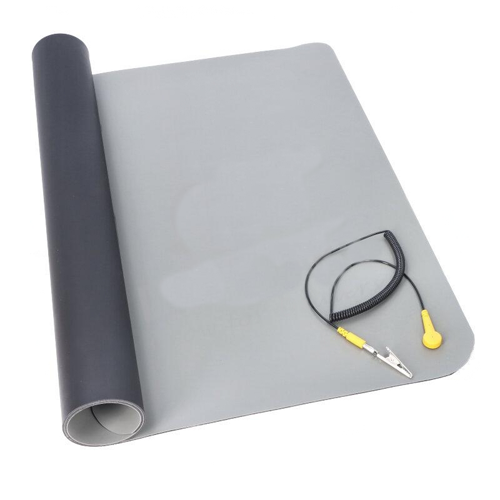 Anti Static Mat Maintenance Platform 50*70cm 2mm No Odor and Environmental Friendly - Gray