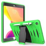 Shockproof Heavy Duty Rugged Defender Case for Apple iPad 7/8/9 10.2 - Green