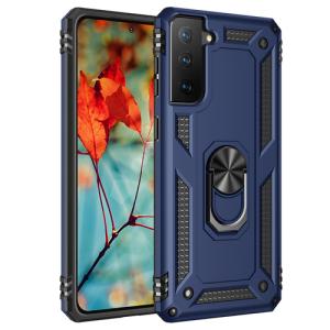 Armor Hybrid Military Case with Ring Kickstand For Samsung Galaxy S22 Plus - Navy Blue