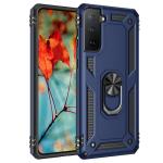 Armor Hybrid Military Case with Ring Kickstand For Samsung Galaxy A34 - Navy Blue