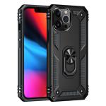 Armor Hybrid Military Case with Ring Kickstand for Apple iPhone 12 Pro Max - Black