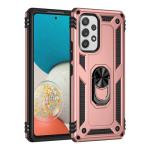 Armor Hybrid Military Case with Ring Kickstand for Samsung Galaxy A53 5G - Rose Golden
