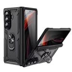 Armor Hybrid Military Case with Ring Kickstand for Samsung Galaxy Z Fold 7 - Black