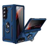 Armor Hybrid Military Case with Ring Kickstand for Samsung Galaxy Z Fold 7 - Navy Blue