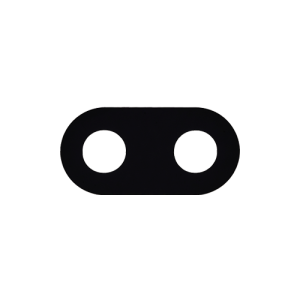 Back Camera Lens (Glass Only) Compatible for Google Pixel 6a - Black