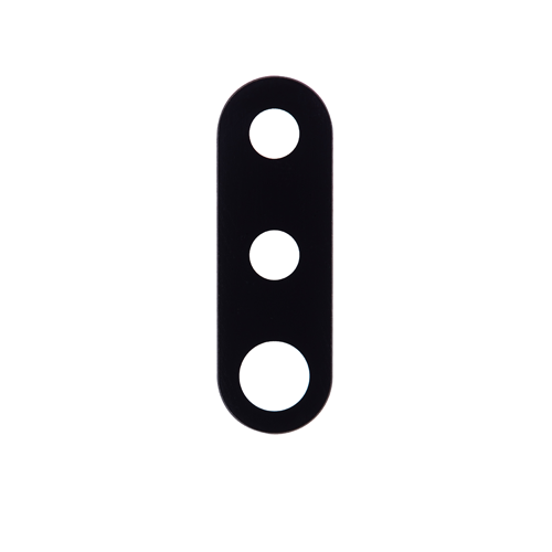 Back Camera Lens With Bezel Ring Compatible for Samsung Galaxy A20S (A207 / 2019) - Black
