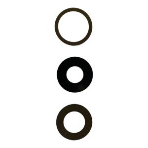 Back Camera Lens (Glass Only) Compatible for iPhone 13 Pro / 13 Pro Max (3 Pieces Set) (Aftermarket)