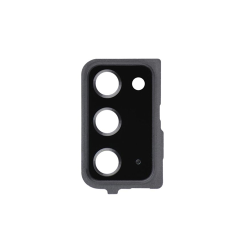 Back Camera Lens With Bezel Compatible for Samsung Galaxy Note 20 - Black