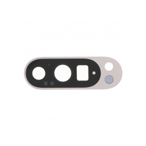 Back Camera Lens With Bezel Ring Compatible for Google Pixel 9 Pro - Porcelain