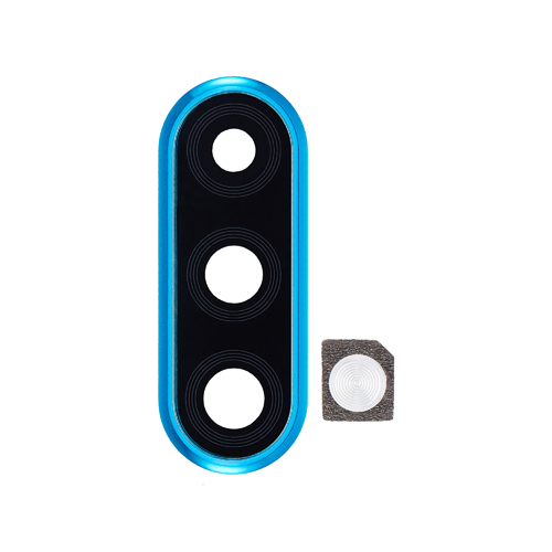 Back Camera Lens With Bezel Ring Compatible for Huawei P30 Lite - Peacock Blue