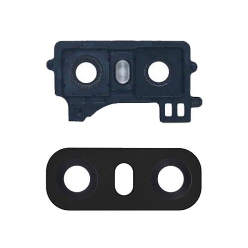 Back Camera Lens With Bezel Ring Compatible for LG G6 - Black