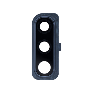 Back Camera Lens With Bezel Ring Compatible for Samsung Galaxy A50 - Black
