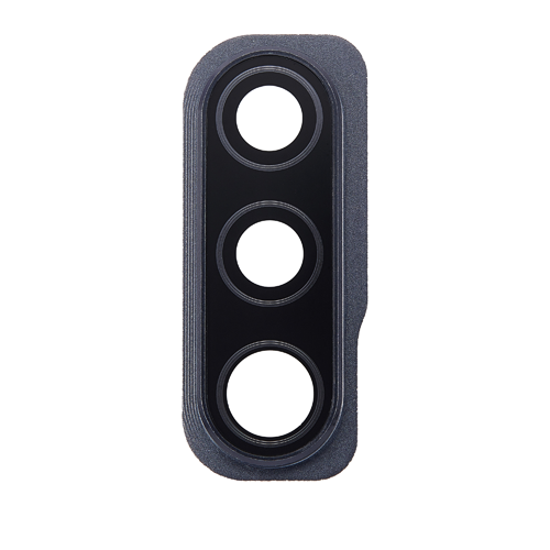Back Camera Lens With Bezel Ring Compatible for Samsung Galaxy A50S - Prism Crush Black