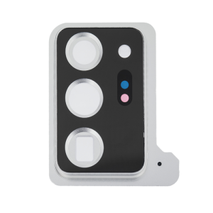 Back Camera Lens With Bezel Ring Compatible for Samsung Galaxy Note 20 Ultra - Mystic White