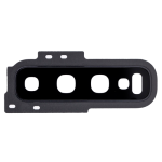 Back Camera Lens With Bezel Ring Compatible for Samsung Galaxy S10 - Black