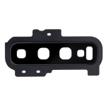 Back Camera Lens With Bezel Ring Compatible for Samsung Galaxy S10 Plus - Black