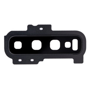 Back Camera Lens With Bezel Ring Compatible for Samsung Galaxy S10 Plus - Black