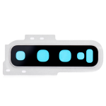 Back Camera Lens With Bezel Ring Compatible for Samsung Galaxy S10 - Prism White