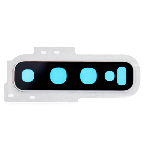 Back Camera Lens With Bezel Ring Compatible for Samsung Galaxy S10 - Prism White