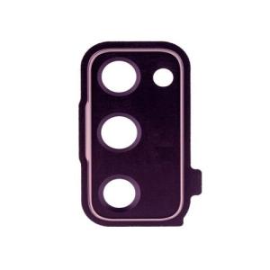 Back Camera Lens With Bezel Ring Compatible for Samsung Galaxy S20 FE 5G - Cloud Lavender