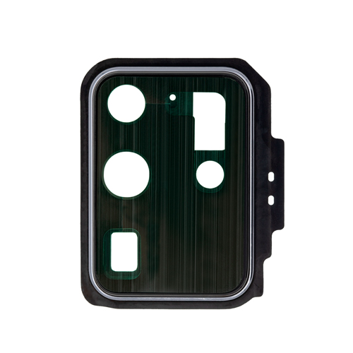 Back Camera Lens With Bezel Ring Compatible for Samsung Galaxy S20 Ultra - Black