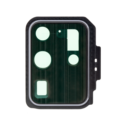 Back Camera Lens With Bezel Ring Compatible for Samsung Galaxy S20 Ultra - Cosmic Grey