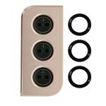 Back Camera Lens With Bezel Ring Compatible for Samsung Galaxy S21 - Phantom Gold