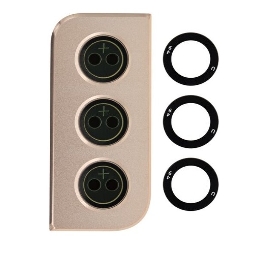 Back Camera Lens With Bezel Ring Compatible for Samsung Galaxy S21 - Phantom Gold