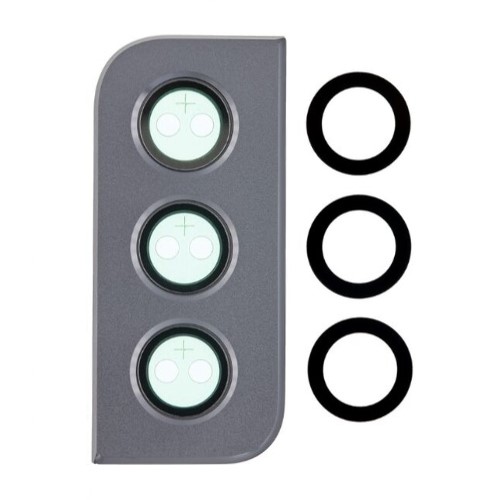 Back Camera Lens With Bezel Ring Compatible for Samsung Galaxy S21 - Phantom Gray