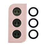 Back Camera Lens With Bezel Ring Compatible for Samsung Galaxy S21 - Phantom Pink