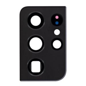 Back Camera Lens With Bezel Ring Compatible for Samsung Galaxy S21 Ultra 5G - Phantom Black