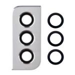 Back Camera Lens With Bezel Ring Compatible for Samsung Galaxy S21 - Phantom White