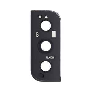 Back Camera Lens With Bezel Ring Compatible for Samsung Galaxy S22 5G /  S22 Plus 5G - Phantom Black