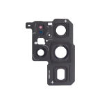 Back Camera Lens With Bezel Ring Compatible for Samsung Galaxy S22 Ultra 5G - Phantom Black