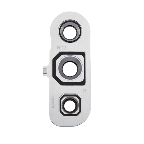 Back Camera Lens With Bezel Ring Compatible for Samsung Galaxy S24 FE 5G - White