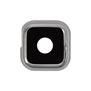 Back Camera Lens With Bezel Ring Compatible for Samsung Galaxy S5 - Silver
