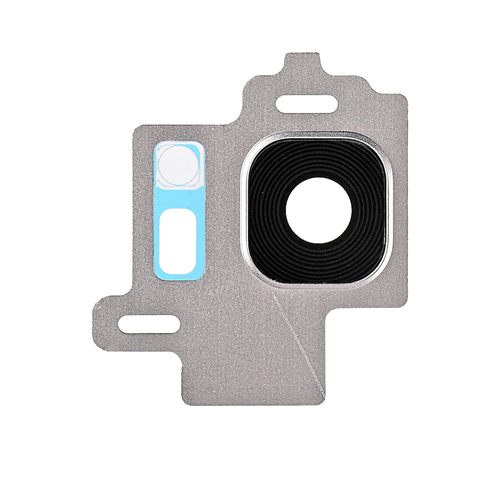 Back Camera Lens With Bezel Ring Compatible for Samsung Galaxy S8 - Silver