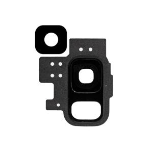 Back Camera Lens With Bezel Ring Compatible for Samsung Galaxy S9 - Gray