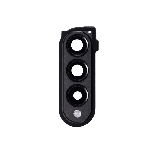 Back Camera Lens With Bezel Ring Compatible for Samsung Galaxy Z Fold 3 5G - Phantom Black