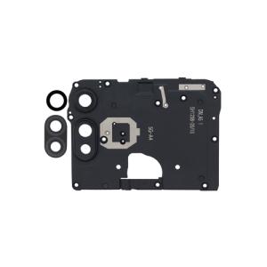 Back Camera Lens With Bracket Compatible for Moto E (XT2052 / 2020) - Black