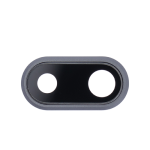 Back Camera Lens With Bracket Compatible for iPhone 8 Plus - Black