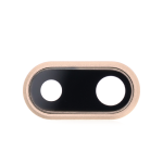 Back Camera Lens With Bracket Compatible for iPhone 8 Plus - Rose Golden