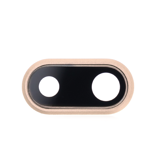 Back Camera Lens With Bracket Compatible for iPhone 8 Plus - Rose Golden